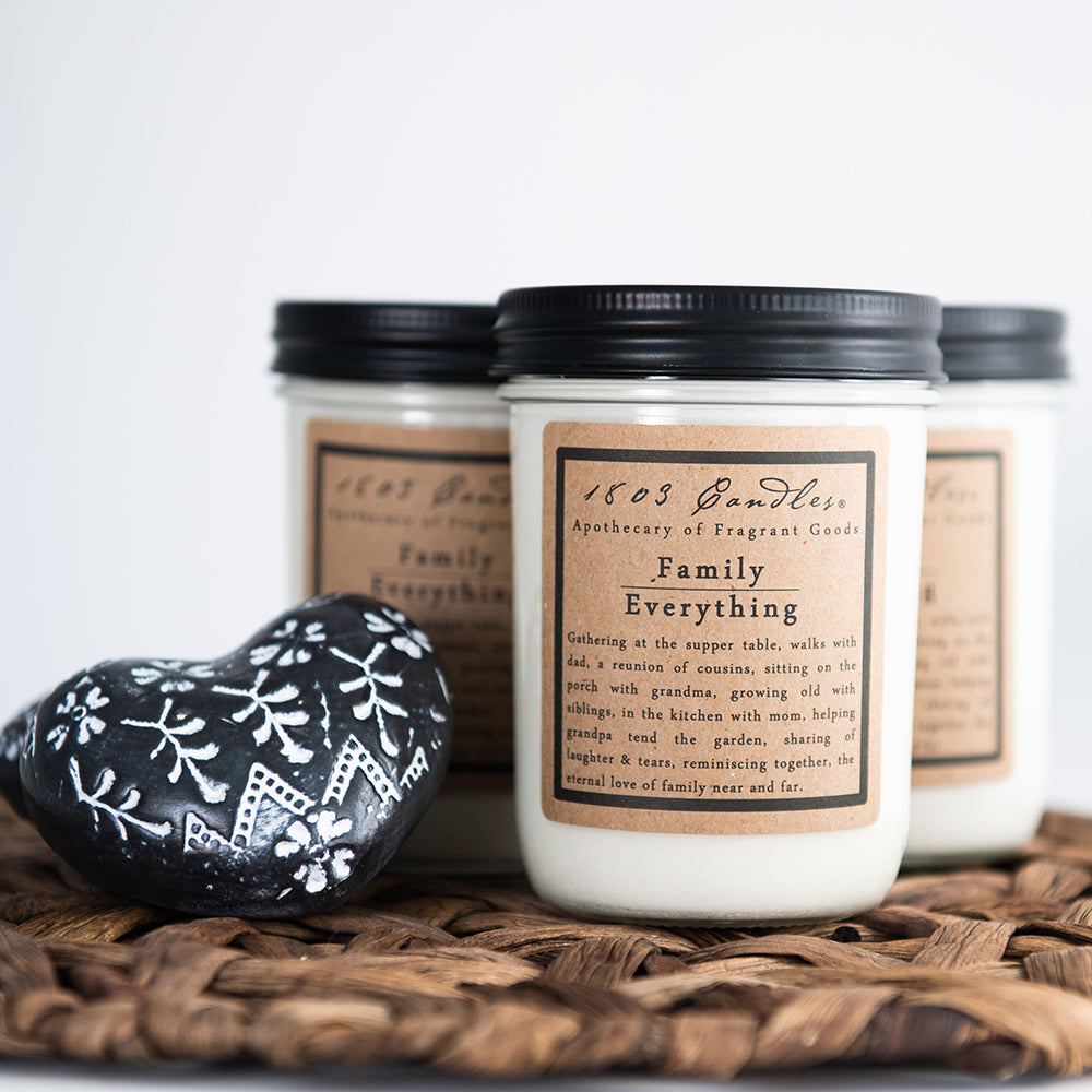 Glass-Mini Jar *No Lid*. 1803 Candles - Best Scented Soy Candles!