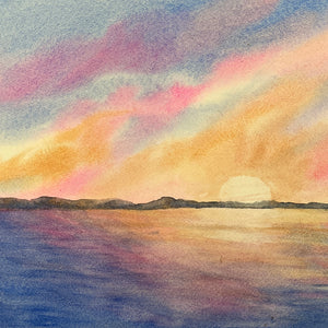 Sunrise Watercolor Class