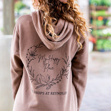 Load image into Gallery viewer, My Happy Place Unisex Jersey Lined, Pigment Dyed Hoodie
