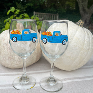 Autumn Wine Glass Painting Workshop