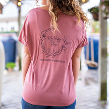 Load image into Gallery viewer, My Happy Place Women&#39;s Slouchy V-Neck Tee
